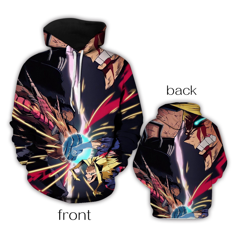 my hero academia anime hoodie