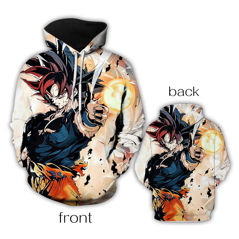 dragon ball anime hoodie