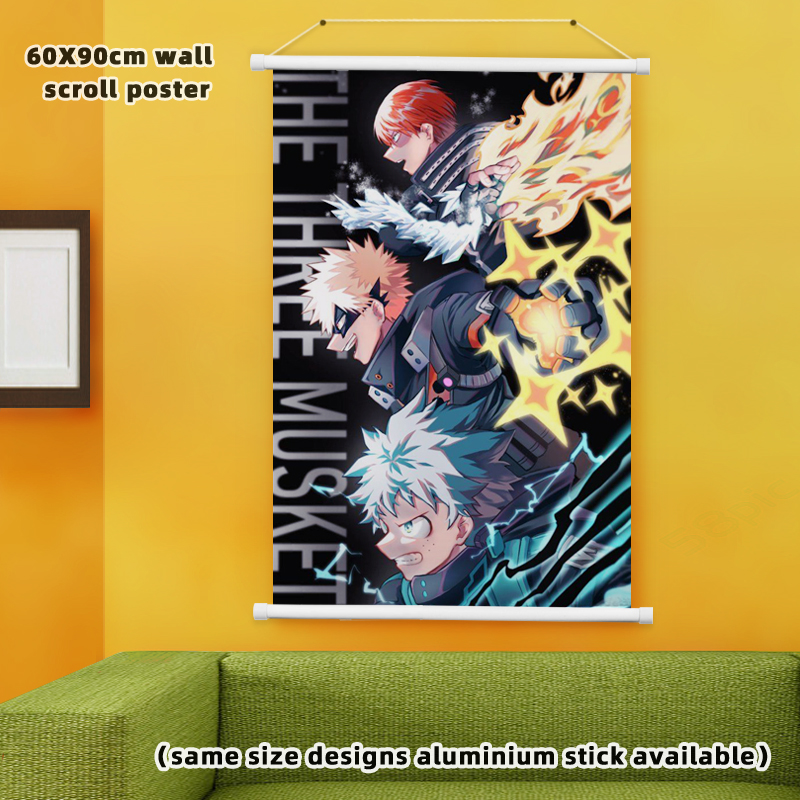 my hero academia anime wallscroll 60*90cm