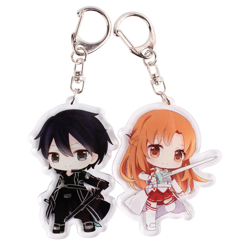 Sword art online anime keychain