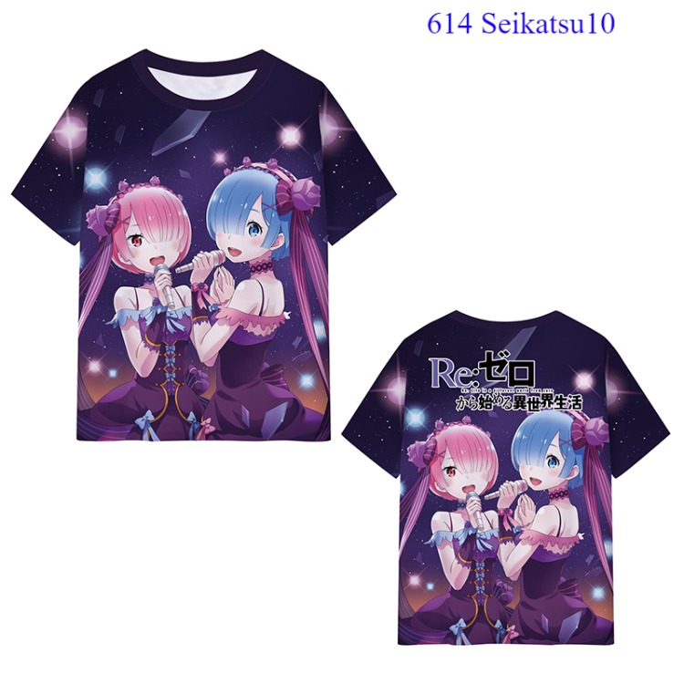 Re:Zero kara Hajimeru Isekatsu anime T-shirt