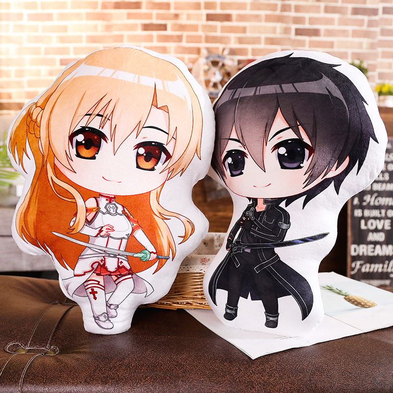 Sword art online anime cushion 35cm