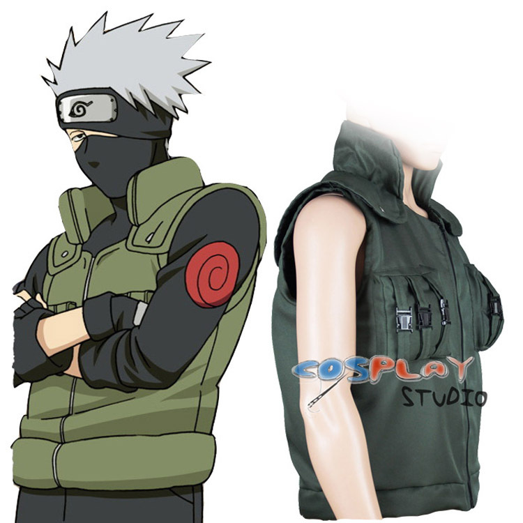 naruto anime cosplay vest