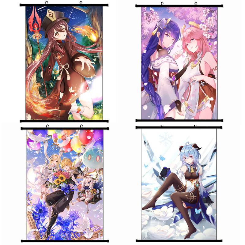 Genshin Impact Noelle anime wallscroll 60*90cm