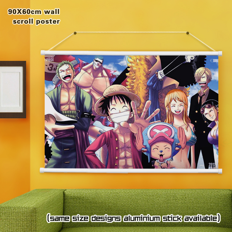 one piece anime wallscroll 90*60cm