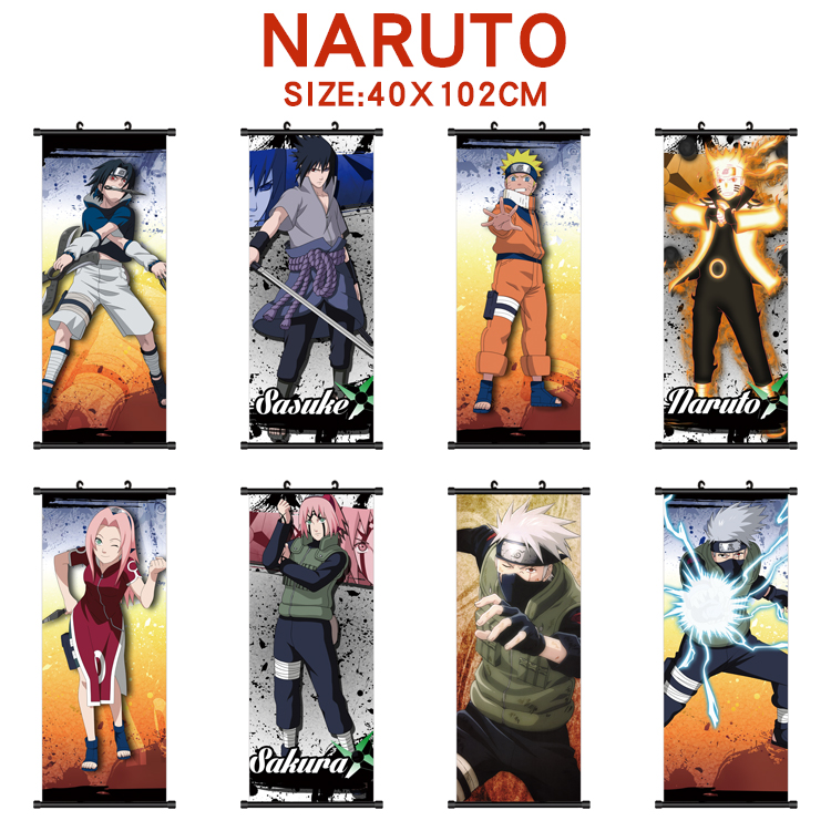 naruto anime wallscroll 40*102cm