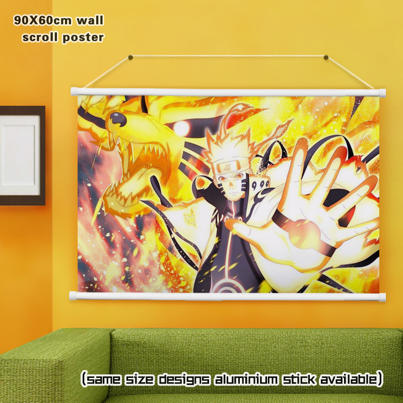 naruto anime wallscroll 90*60cm