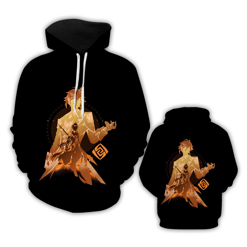 Genshin Impact Noelle anime hoodie