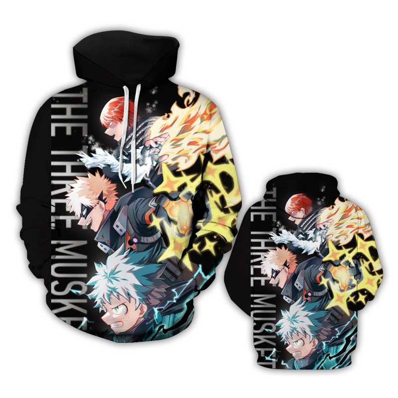 my hero academia anime hoodie