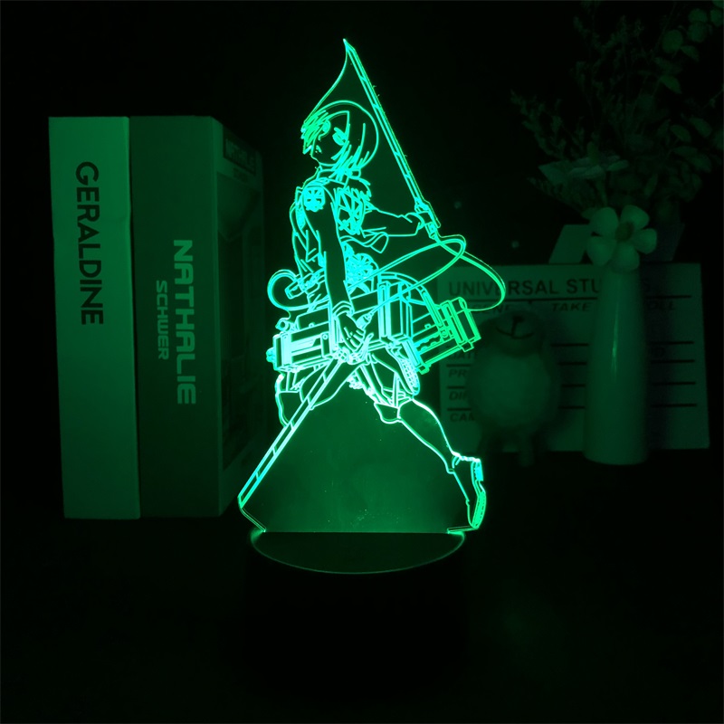 attack on titan anime 7 colours LED light