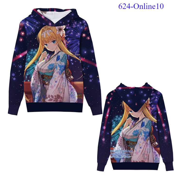 Sword art online anime hoodie