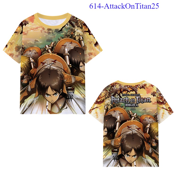 attack on titan anime T-shirt