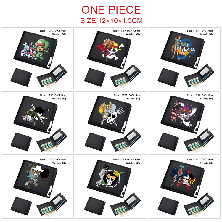 one piece anime wallet