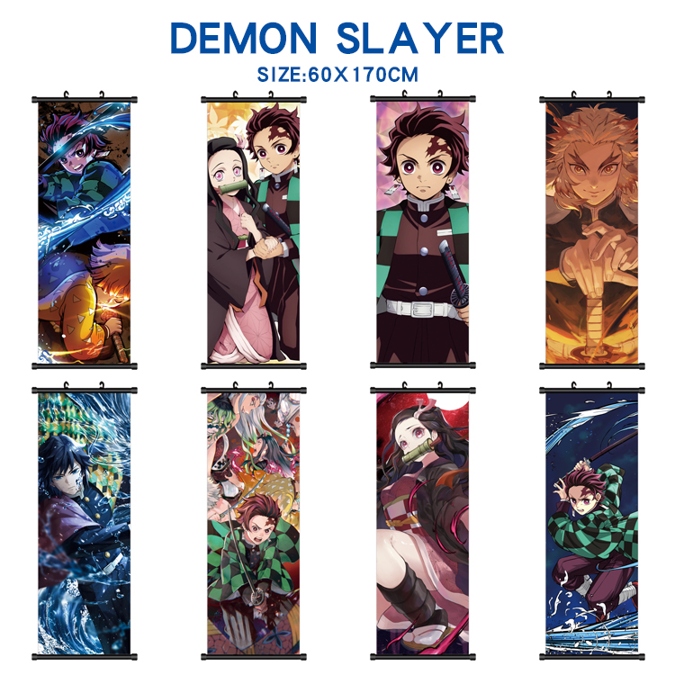 demon slayer kimets anime wallscroll 60*170cm