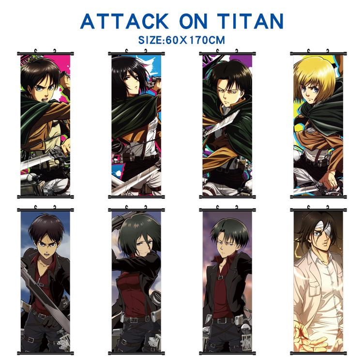 attack on titan anime wallscroll 60*170cm