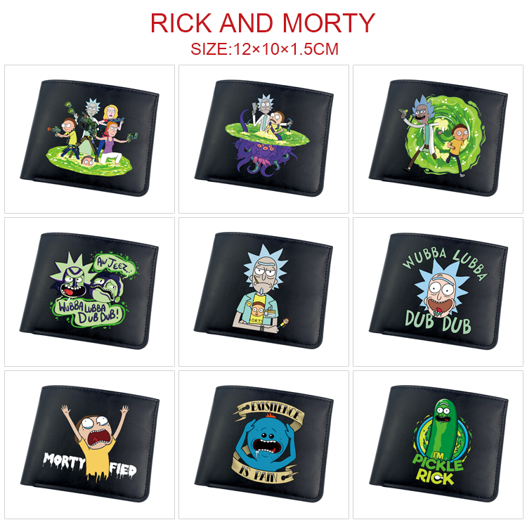 Rick and Morty anime wallet