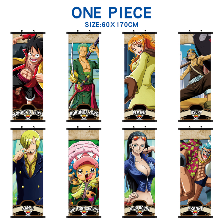 one piece anime wallscroll 60*170cm