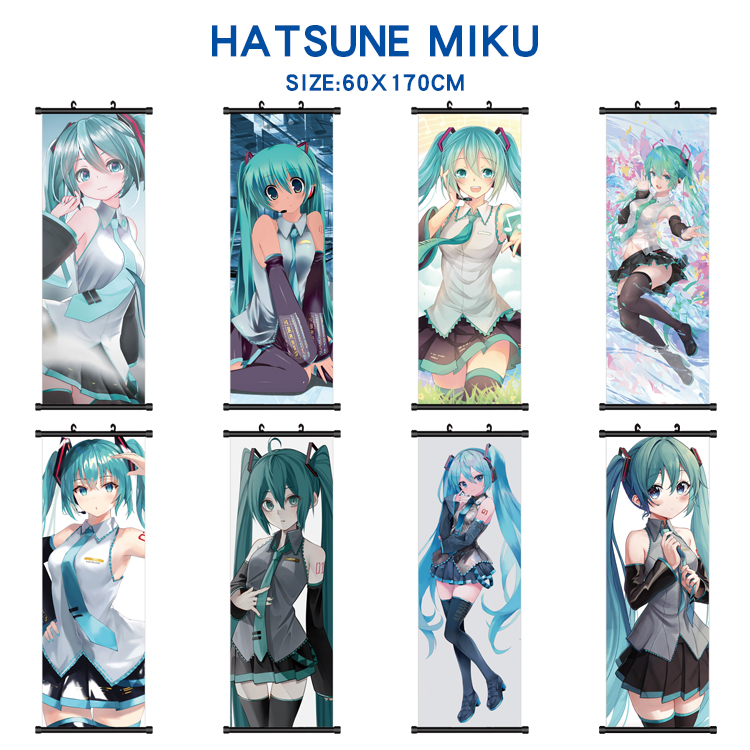 miku hatsune anime wallscroll 60*170cm