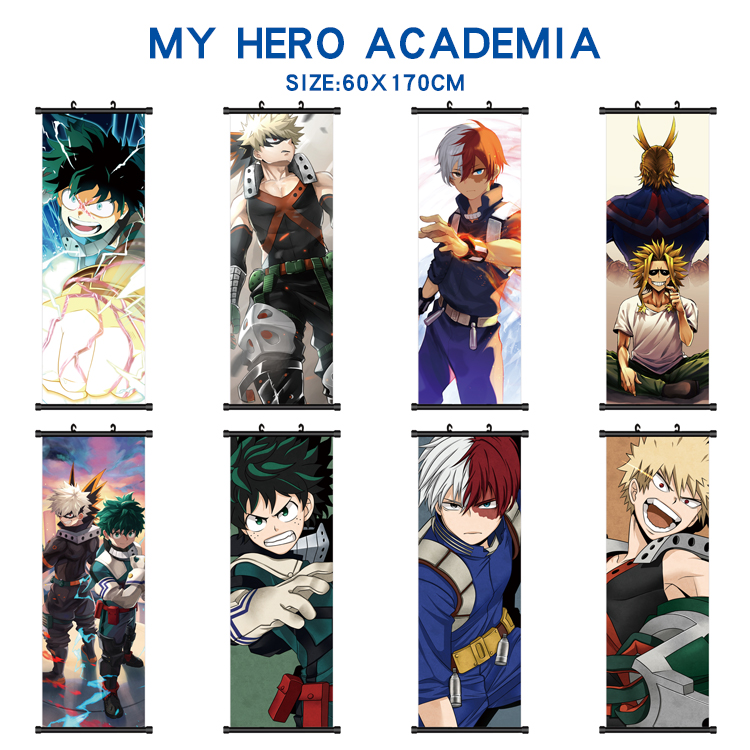 my hero academia anime wallscroll 60*170cm