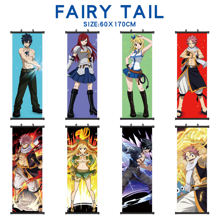 fairy tail anime wallscroll 60*170cm