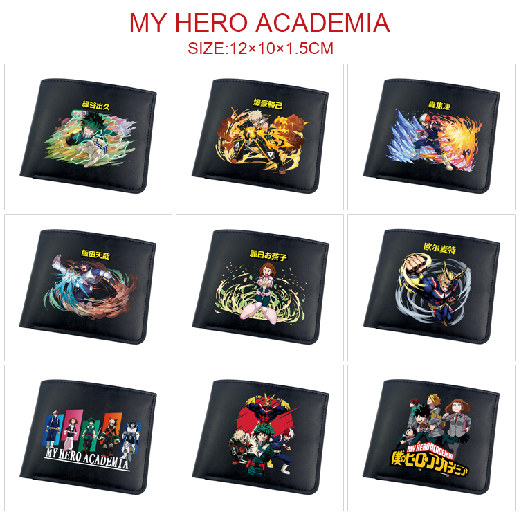 my hero academia anime wallet