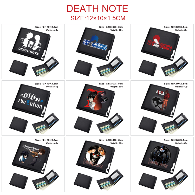 death note anime wallet