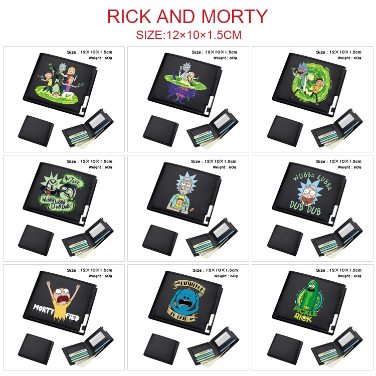 Rick and Morty anime wallet