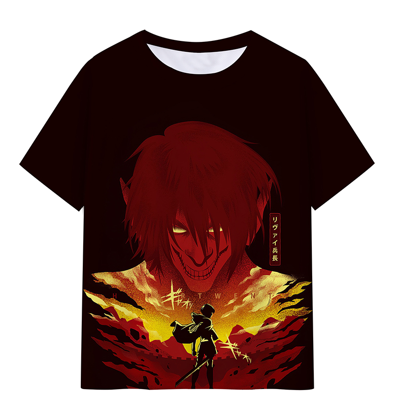 attack on titan anime T-shirt