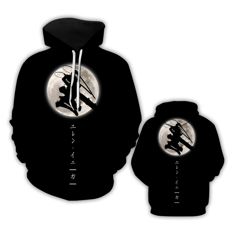 attack on titan anime hoodie