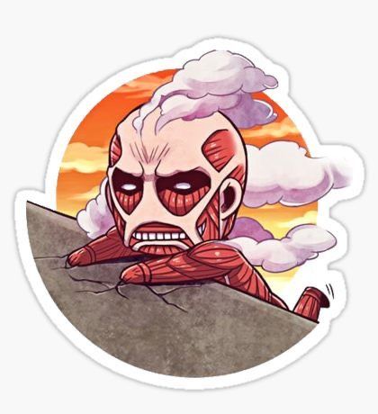 Attack on Titan anime car sticker 13 styles