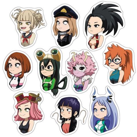 My Hero Acaemia anime car sticker price for a set of 10 pcs