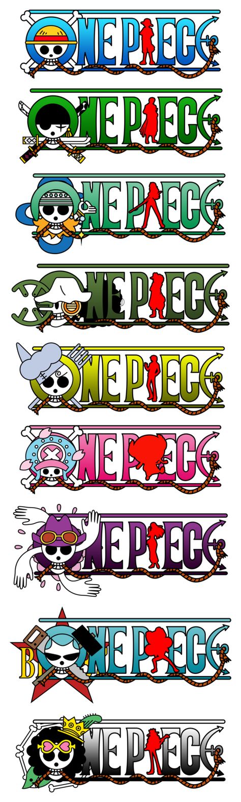 One Piece anime car sticker 3 styles price for a set of 9 pcs