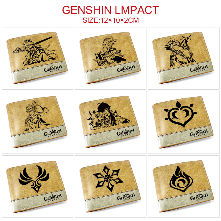 Genshin Impact Noelle anime wallet