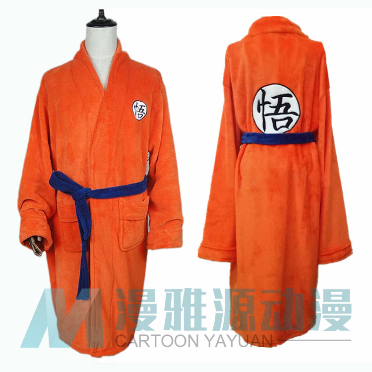 dragon ball anime bathrobe