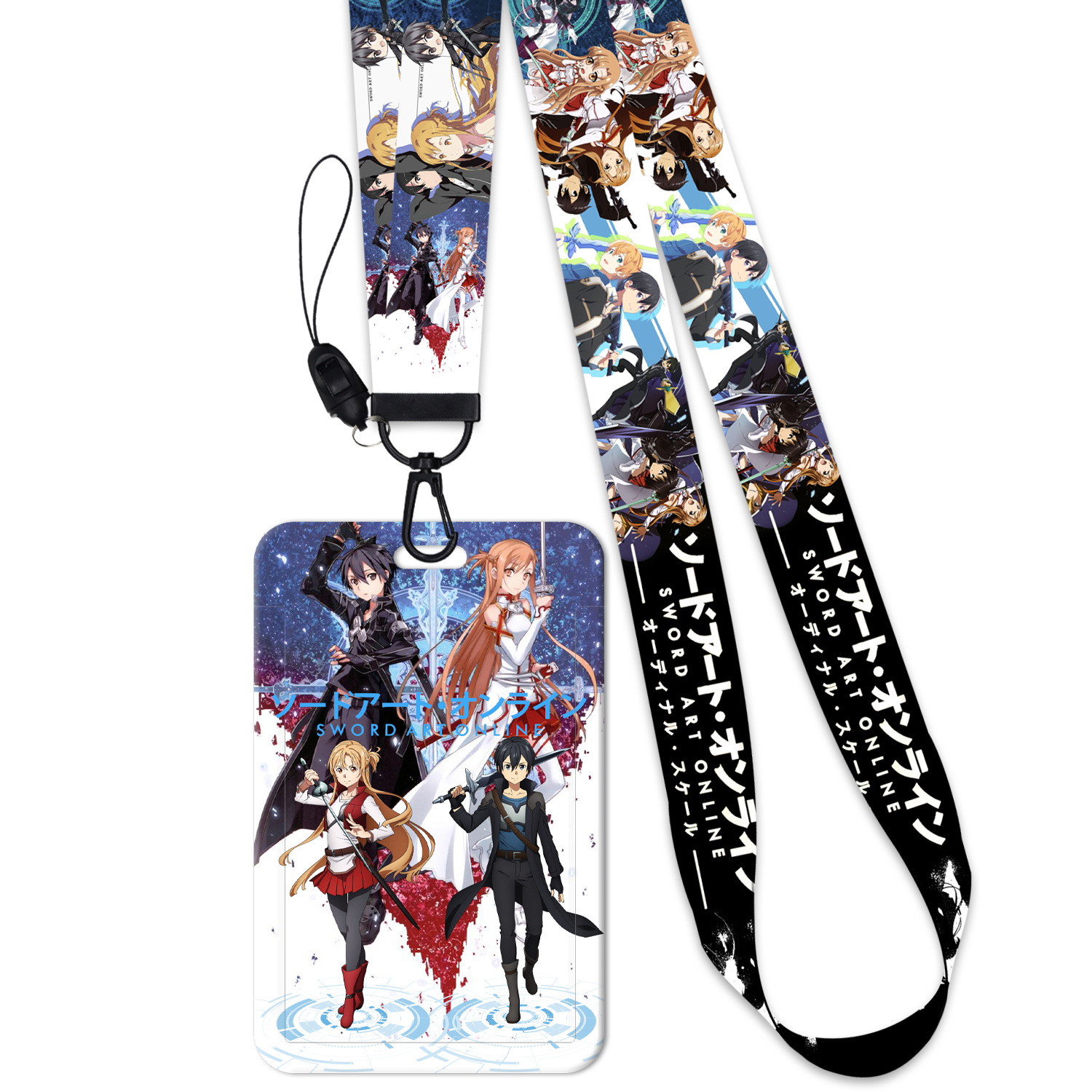 Sword art online anime lanyard phonestrap 2.5cm*45cm