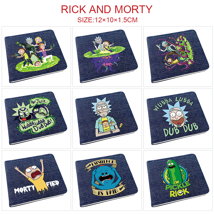 Rick and Morty anime wallet