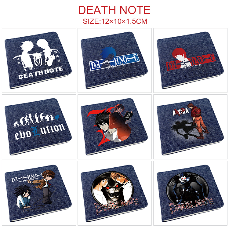 death note anime wallet