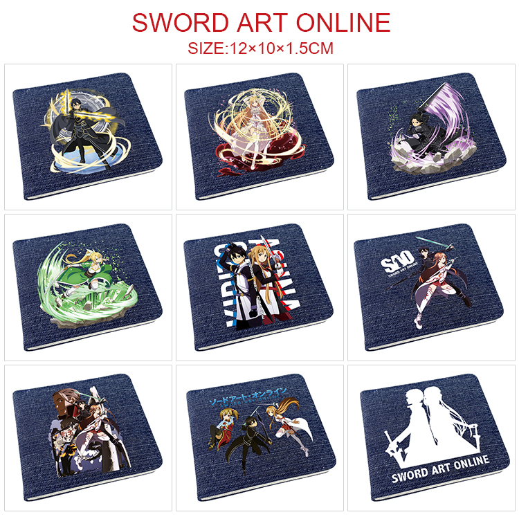 Sword art online anime wallet