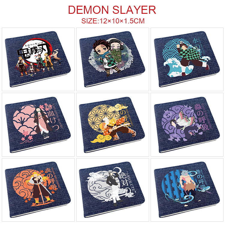 demon slayer kimets anime wallet