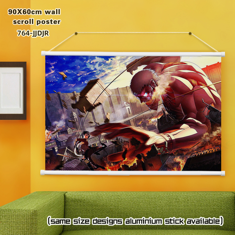 attack on titan anime wallscroll 90*60cm