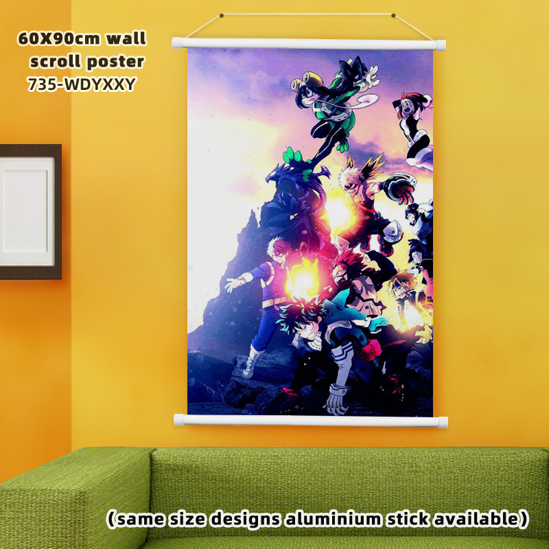 my hero academia anime wallscroll 60*90cm