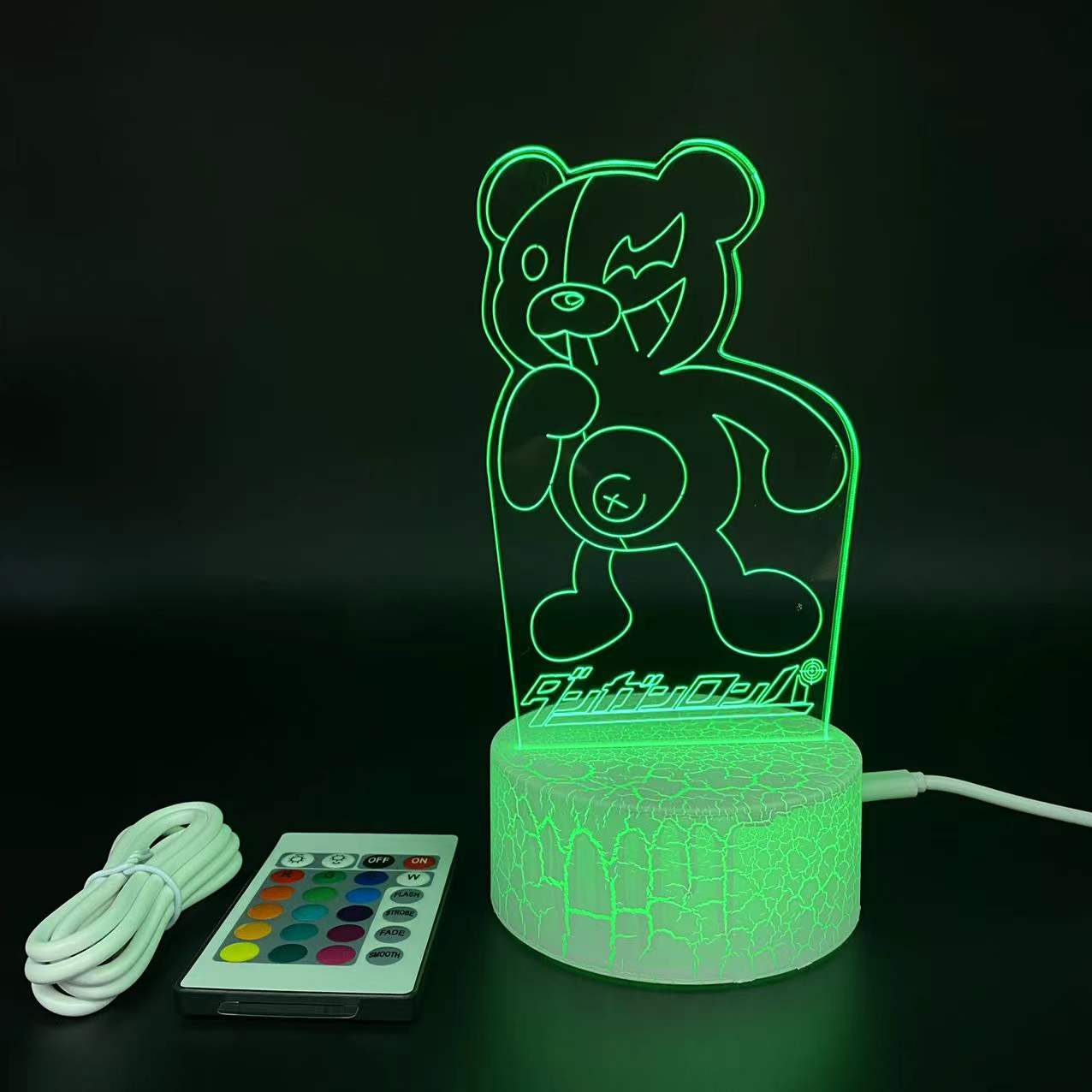 danganronpa anime 7 colours LED light