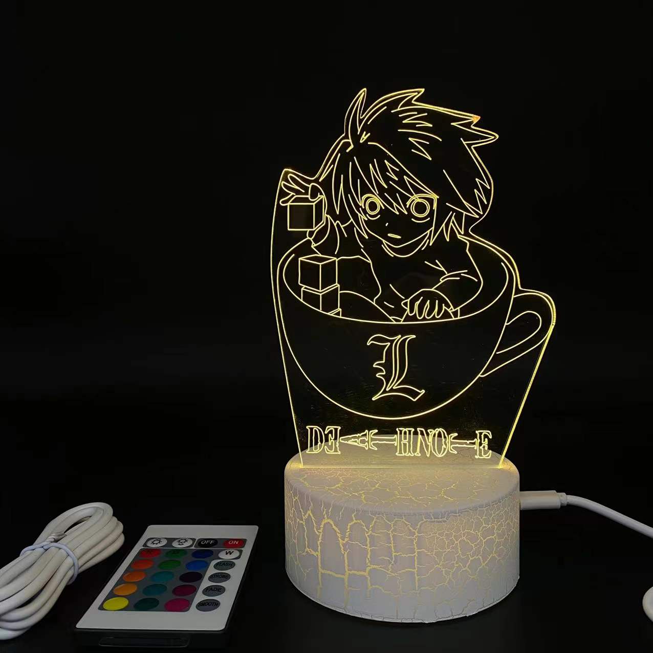 death note anime 7 colours LED light