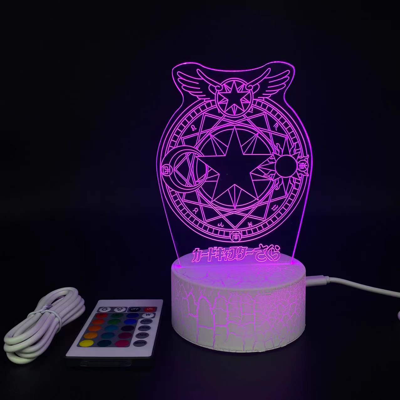 Card Captor Sakura anime 7 colours LED light