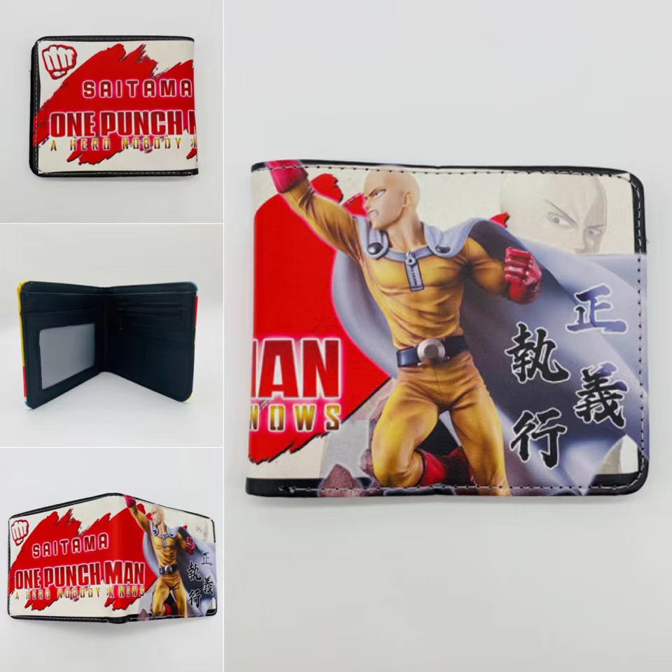 one punch man anime wallet