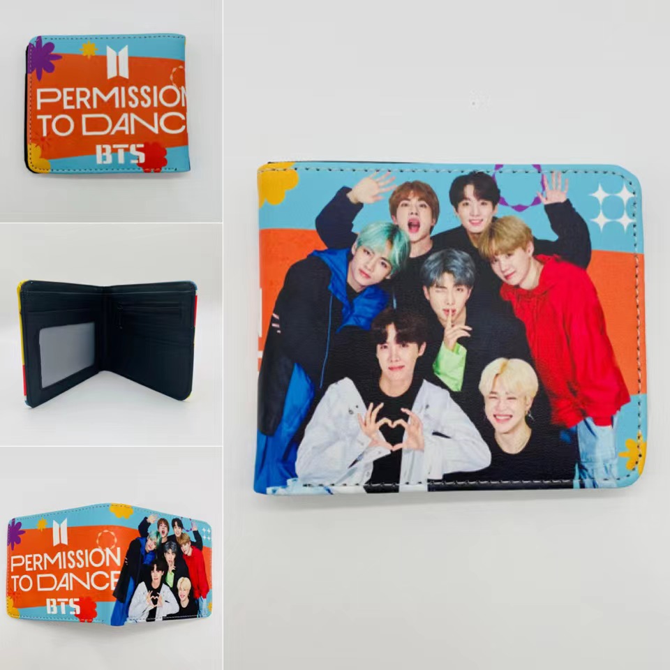 BTS anime wallet