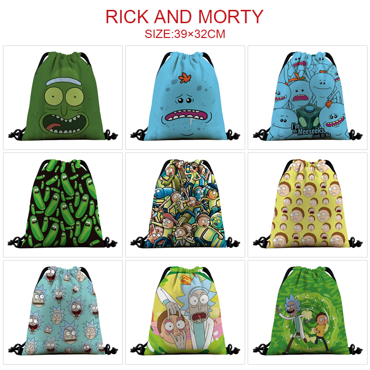 Rick and Morty anime bag