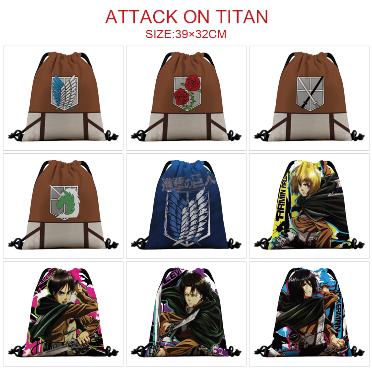 attack on titan anime bag