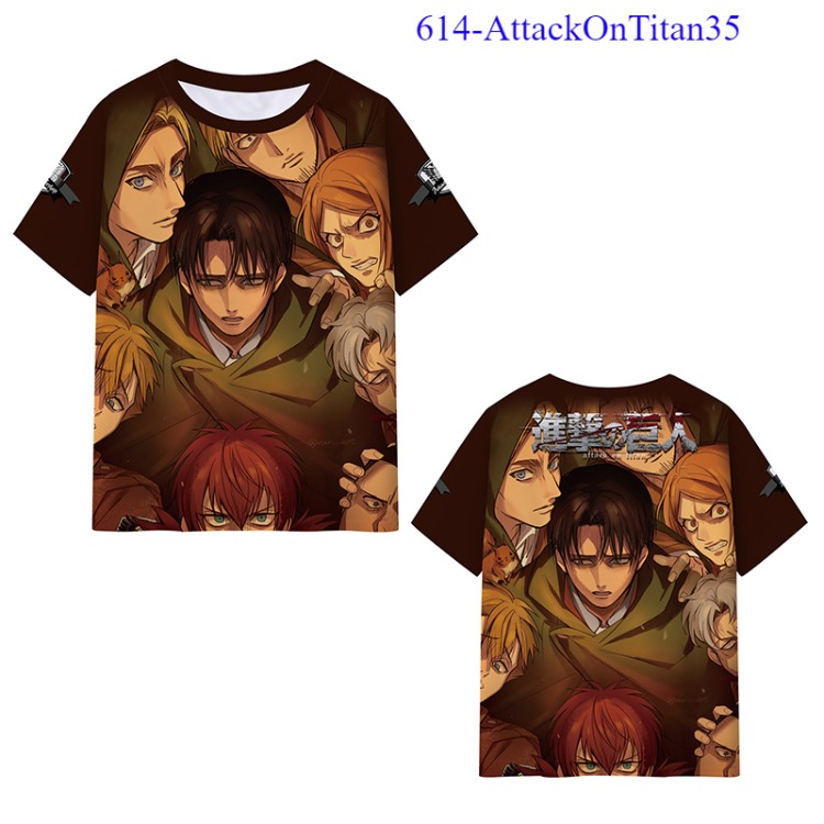 attack on titan anime T-shirt