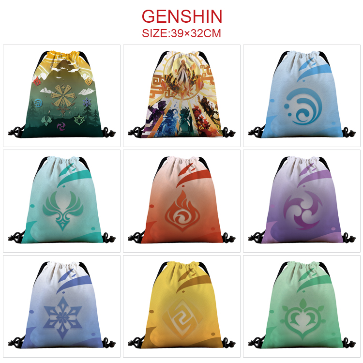 Genshin Impact Noelle anime bag